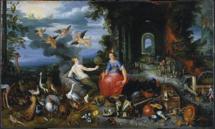 Frans Francken II Allegory of Air and Fire china oil painting image